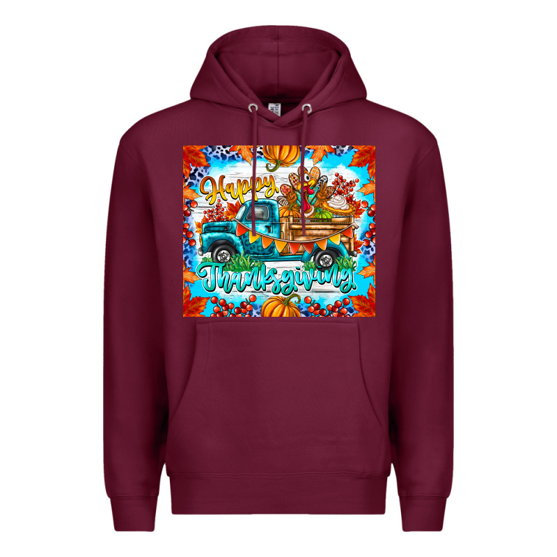 Happy Thanksgiving Premium Hoodie by CowhideDigitalArt | Teevron