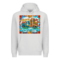 Dove Grey happy thanksgiving Premium Hoodie - CowhideDigitalArt