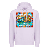 Lilac happy thanksgiving Premium Hoodie - CowhideDigitalArt