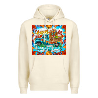 Sandshell happy thanksgiving Premium Hoodie - CowhideDigitalArt
