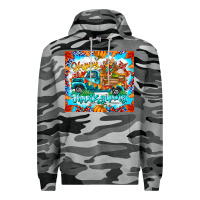 Slate Camo happy thanksgiving Premium Hoodie - CowhideDigitalArt