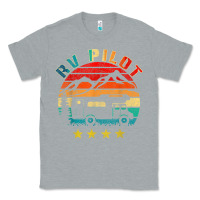 Heather Grey rv pilot camping funny vintage motorhome travel vacation t shirt Classic Tee - maiPhamDesign