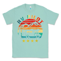 Seafoam rv pilot camping funny vintage motorhome travel vacation t shirt Classic Tee - maiPhamDesign