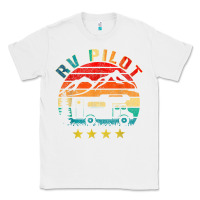 White rv pilot camping funny vintage motorhome travel vacation t shirt Classic Tee - maiPhamDesign