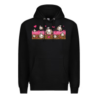 Black shih tzu dogs libbey glass Premium Hoodie - Jasminsmagicworld