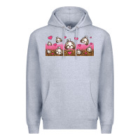 Heather Grey shih tzu dogs libbey glass Premium Hoodie - Jasminsmagicworld