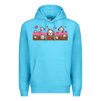 Ocean Blue shih tzu dogs libbey glass Premium Hoodie - Jasminsmagicworld