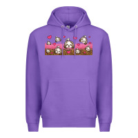 Purple shih tzu dogs libbey glass Premium Hoodie - Jasminsmagicworld
