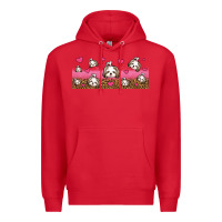 Red shih tzu dogs libbey glass Premium Hoodie - Jasminsmagicworld