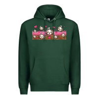 Sports Green shih tzu dogs libbey glass Premium Hoodie - Jasminsmagicworld