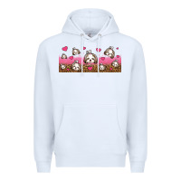White shih tzu dogs libbey glass Premium Hoodie - Jasminsmagicworld