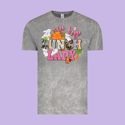 One Hip Lunch Lady Easter Day Vintage Tee Designed By Cowgirlartshop