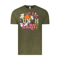 Vintage Olive One hip Lunch Lady Easter Day Vintage Tee - CowGirlArtShop