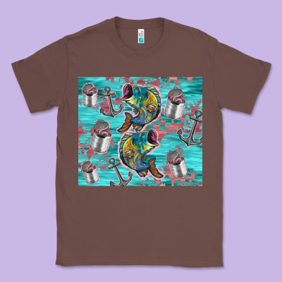 Fish Lures Classic Tee Designed By Tumblerdesignbyshophia