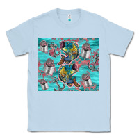 Dusty Blue fish lures Classic Tee - TumblerDesignByShophia