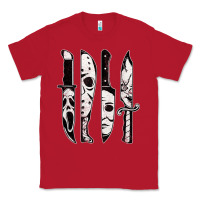 Red scary horror movies halloween Classic Tee - maiPhamDesign
