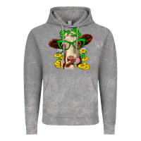 Cloud Rock St. Patrick's Day cow Vintage Hoodie - OliviaCreatesArt