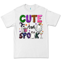 White Cute and spooky Premium Tee - NancyCooperArtShop