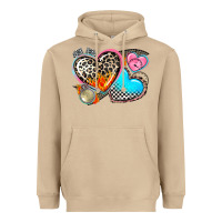 Mushroom western leopard  racing  hearts Heavyweight Hoodie - AdoDesignShop