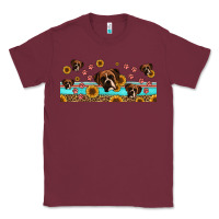 Burgundy western boxer dogs Classic Tee - Jasminsmagicworld