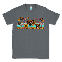 Charcoal Heather western boxer dogs Classic Tee - Jasminsmagicworld