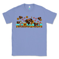 Colony Blue western boxer dogs Classic Tee - Jasminsmagicworld