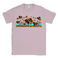 Lilac western boxer dogs Classic Tee - Jasminsmagicworld