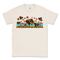 Natural western boxer dogs Classic Tee - Jasminsmagicworld