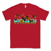 Red western boxer dogs Classic Tee - Jasminsmagicworld