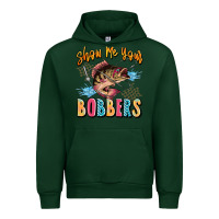 Forest Green show me your bobbers Urban Hoodie - JahusDesignShop