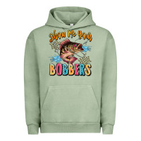 Pigment Oil Green show me your bobbers Urban Hoodie - JahusDesignShop