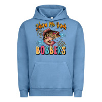 Pigment Pebble Blue show me your bobbers Urban Hoodie - JahusDesignShop