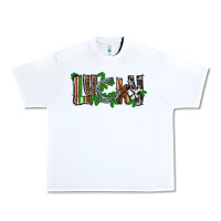 White Lucky horseshoe St. Patrick's Day Urban Heavy Tee - CowGirlArtShop
