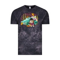 Cloud Black Western rabbit Easter Day Vintage Tee - CowGirlArtShop