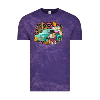Cloud Purple Western rabbit Easter Day Vintage Tee - CowGirlArtShop