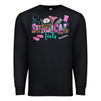 Black surgical tech Premium Sweatshirt - AdoDesignShop