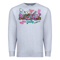 Heather Grey surgical tech Premium Sweatshirt - AdoDesignShop