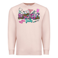 Pale Pink surgical tech Premium Sweatshirt - AdoDesignShop