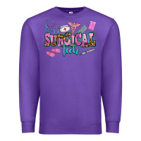 Purple surgical tech Premium Sweatshirt - AdoDesignShop