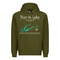 Army Green Norris Lake, Tennessee Characters Video game Premium Hoodie - maiPhamDesign