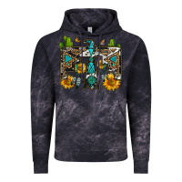 Cloud Black western free bird Vintage Hoodie - OliviaCreatesArt