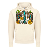 Vintage Artic western free bird Vintage Hoodie - OliviaCreatesArt