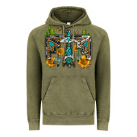 Vintage Olive western free bird Vintage Hoodie - OliviaCreatesArt