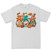Dove Grey Thanksgiving gnomes Premium Tee - NancyCooperArtShop