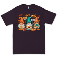 Plum Thanksgiving gnomes Premium Tee - NancyCooperArtShop