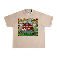 French Oak farm animals red barn tumbler 20oz Urban Heavy Tee - Jasminsmagicworld