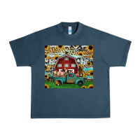 Midnight Navy farm animals red barn tumbler 20oz Urban Heavy Tee - Jasminsmagicworld