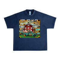 Navy farm animals red barn tumbler 20oz Urban Heavy Tee - Jasminsmagicworld