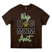 Chocolate Brown Wife Dog Mom Aunt Heavy Core Tee - Bettercallsaul