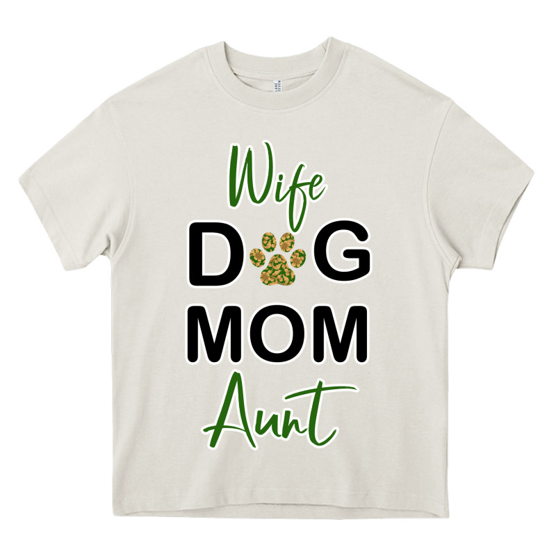 Wife Dog Mom Aunt Heavy Core Tee by Bettercallsaul | Teevron